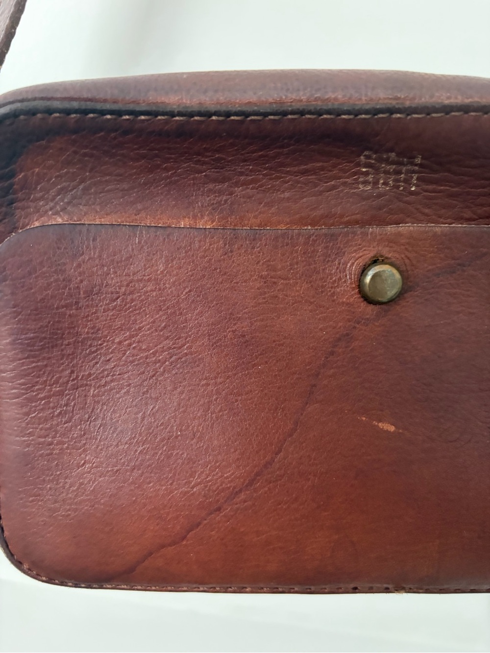 Madewell Brown Leather Crossbody Camera Bag - Picture 8 of 11